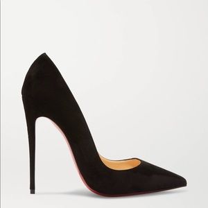Christian Louboutin So Kate 120 Suede Black Sz 36